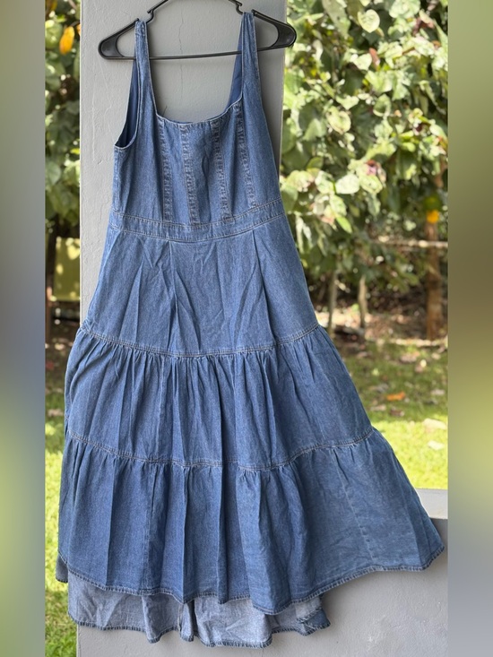 Dresses & Skirts - Blue Denim Tiered Sundress
